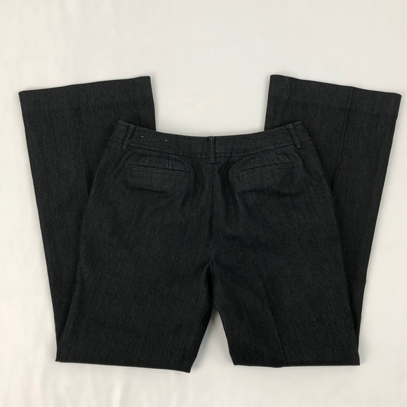 LOFT Black Wide Leg Crop Pants, 4P - Picture 5 of 6